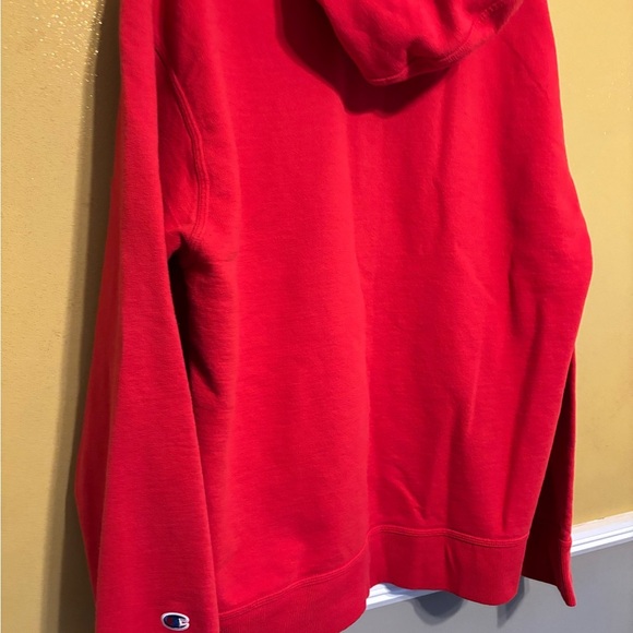 Champion Red Streetwear Hoodie Sweatshirt – Athleisure Retro – Men’s XL - Picture 9 of 13
